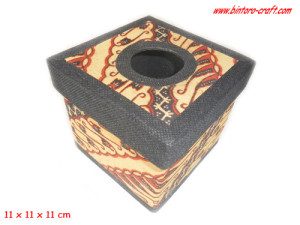 Jual Souvenir SMP Kotak Pensil Anyaman  Batik Padangpanjang