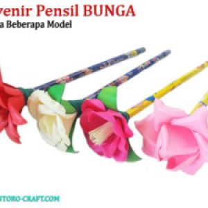 Souvenir Pensil Bunga