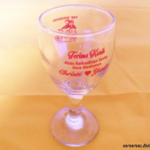 Souvenir Gelas Wine Transparan