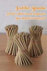 souvenir sedotan bambu murah