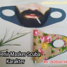 Souvenir Masker Scuba Karakter Wajah