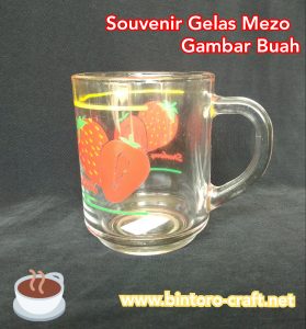 souvenir gelas buah